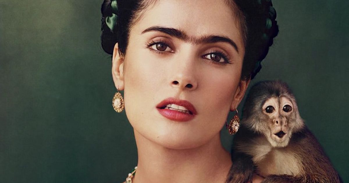 Salma Hayek Says She Was Attacked, Bitten by Monkey on Frida(01)